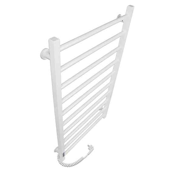 Электрический полотенцесушитель Laris Зебра Альфа ЧК10 500Х900 Э белый, левое подключение Киев