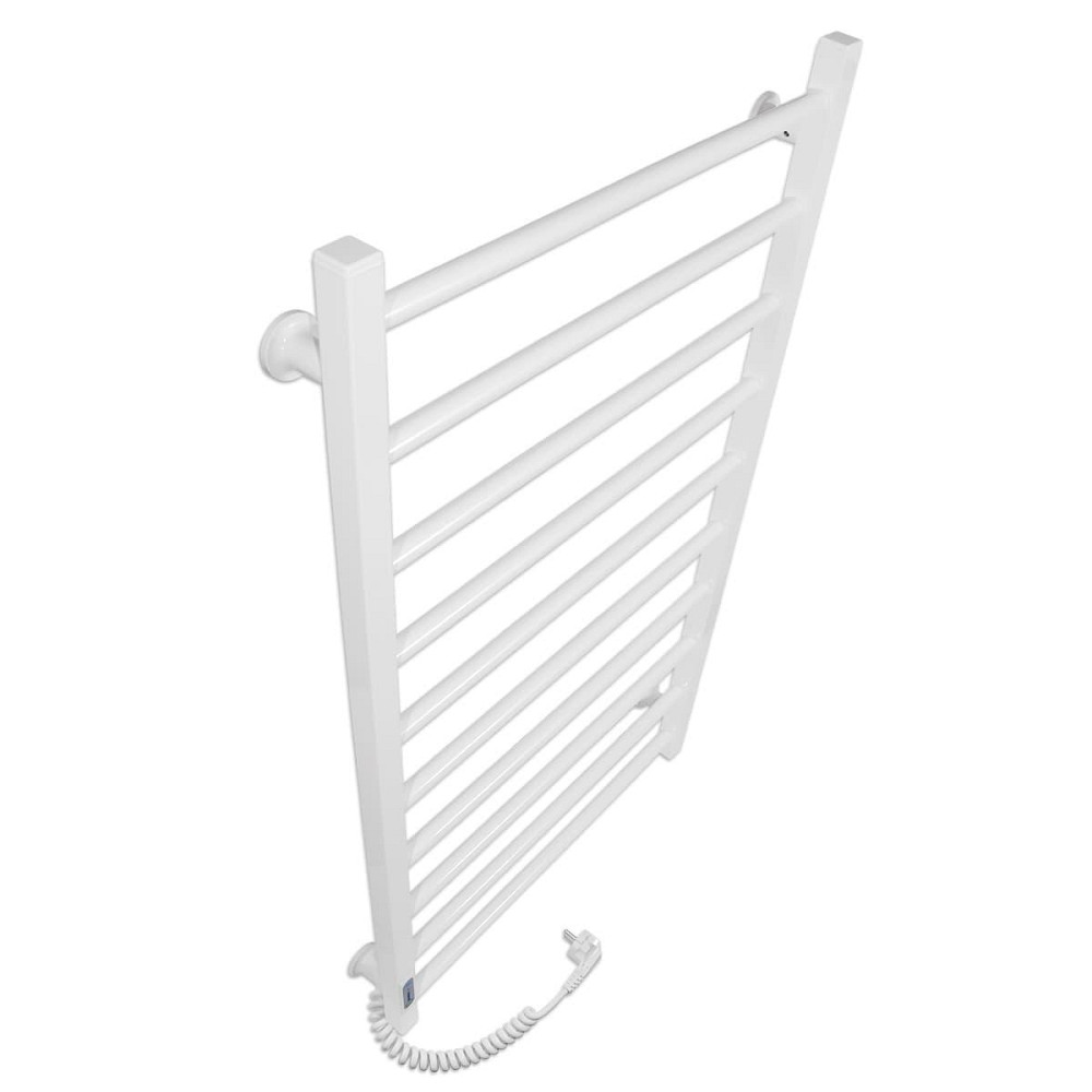 Електрична рушникосушка Laris Зебра Альфа ЧК10 500Х900 Е білий, ліве підключення Київ - фото 3