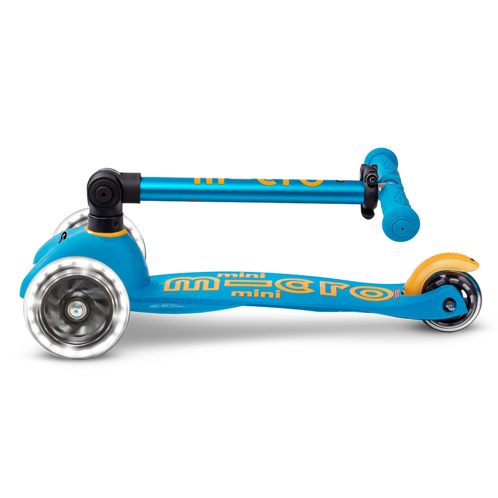 Самокат MICRO складний серії Mini Deluxe Foldable LED – Блакитний океан Дніпро - фото 17