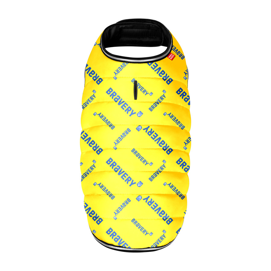 Курточка-накидка для собак WAUDOG Clothes, малюнок "Сміливість", S, А 32 см, B 41-51 см, С 25-3 Коломия - фото 3