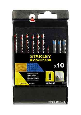 Набір полотен для електролобзика STANLEY 10 шт Одеса