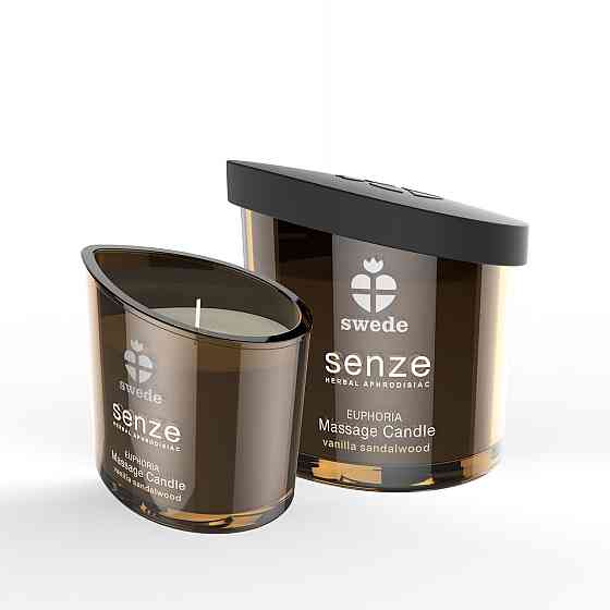 Масажна свічка - Swede Senze Euphoria Vanilla Sandalwood, 150 мл Sex Aura Київ