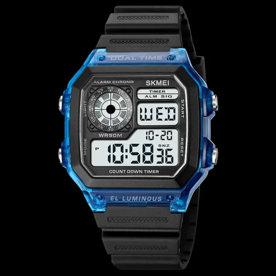 Мужские наручные спортивные часы Skmei 1998 (Синий) Винница