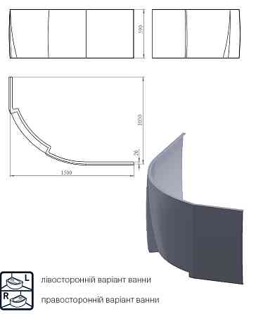 Панель Montana 150х105 R Киев