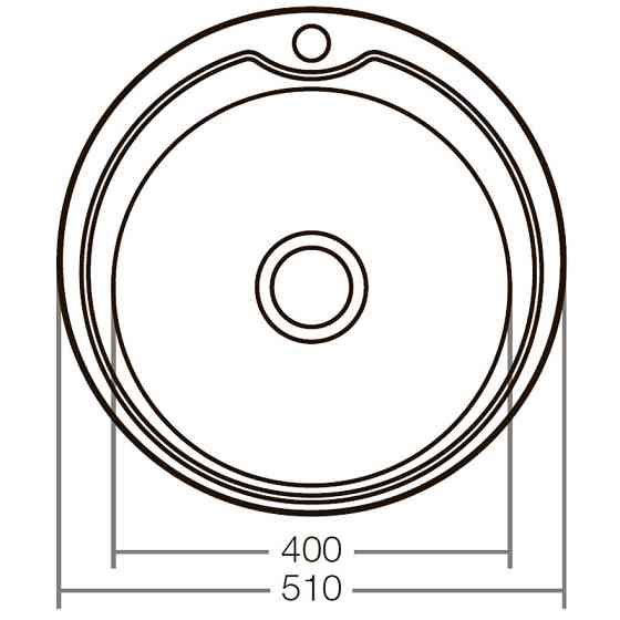 Мийка кухонна ZERIX Z510-08-180E (satin) (ZX1586) Киев