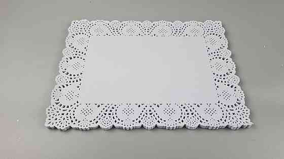 Салфетки ажурные  прямоугольные 30х40 (100шт) белая (1 пачка) Харьков