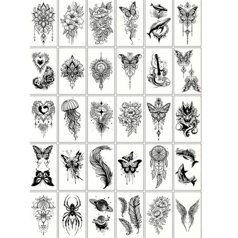 Набор детских временных тату 