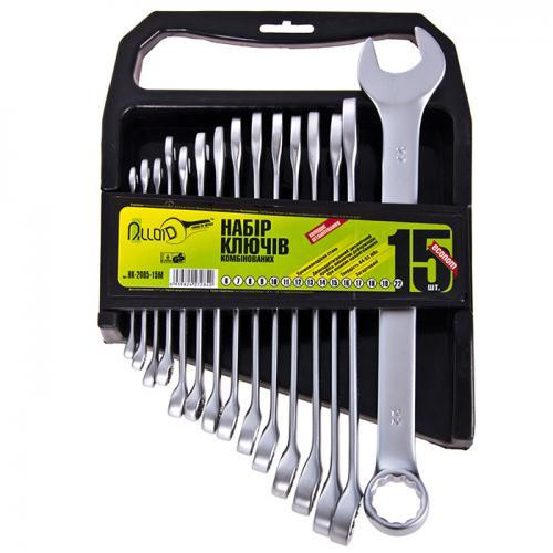 Набір ключів комбінованих. 15 предметів Alloid (спеццiна) Одеса - фото 1