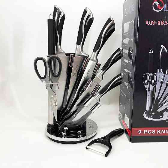 Ножі для кухонних потреб UNIQUE UN-1834, Кухонні ножі з хорошої сталі Кухонні високої якості BK-95 Івано-Франківськ