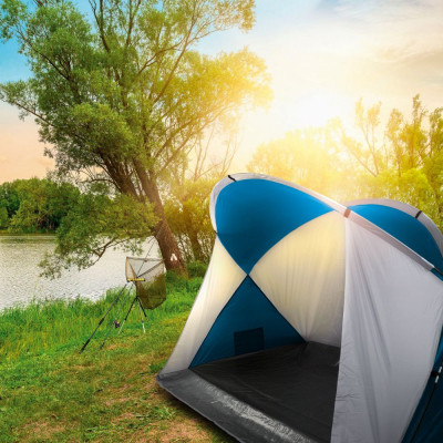 Намет Schwarzwolf Kerkini 220 x 120 см сріблястий/синій (F4801700AJ3) Вінниця - фото 8