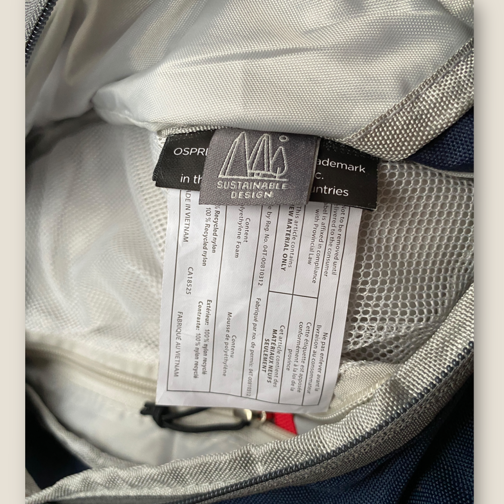 Поясная сумка Osprey Daylite Waist синей/серый Запорожье - изображение 7