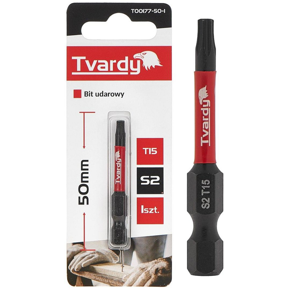 Біта удана "Tvardy" Torx T15 x 50мм Киев - изображение 1
