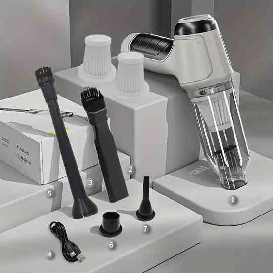 Мощный беспроводной пылесос с сильным всасыванием, легко очищает рабочий стол, клавиатуру, ящик, салон Каменец-Подольский