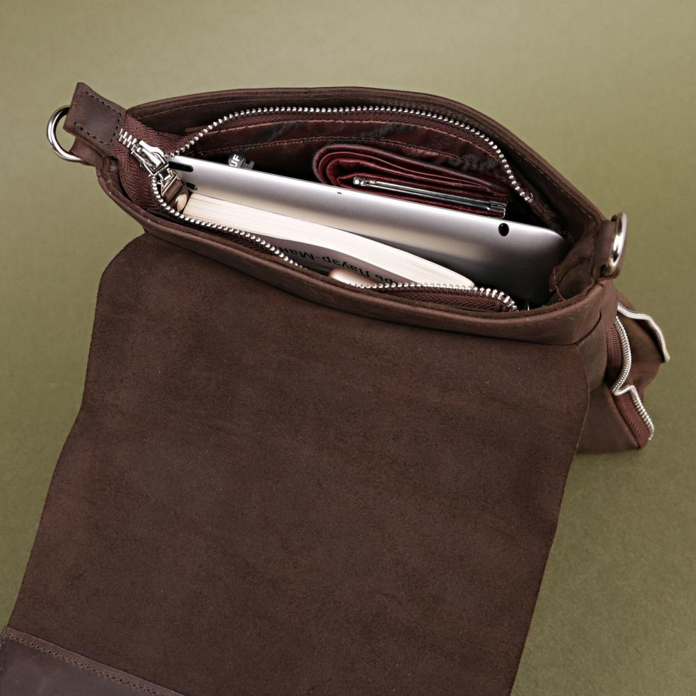 Сумка SHVIGEL 00999 Коричневая Киев - изображение 2