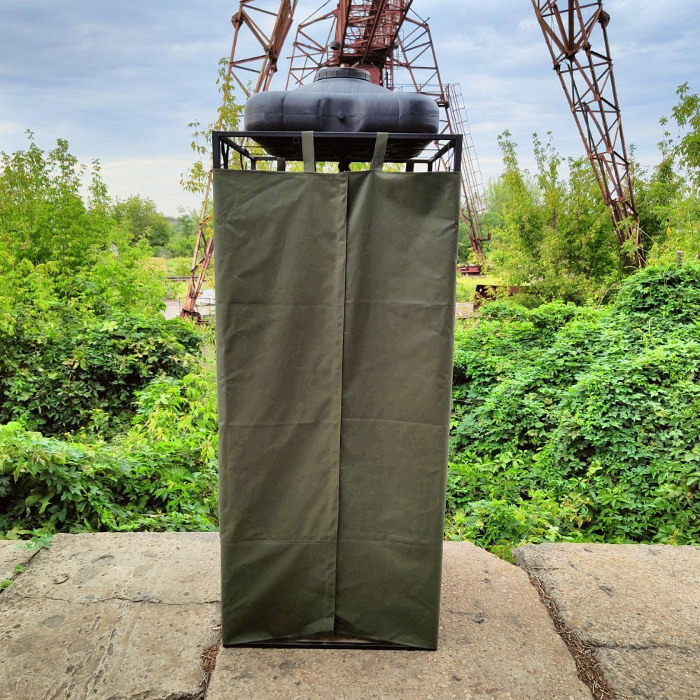 Душ літній дачний вуличний розбірний для дачі вулиці бак 100 л, пВХ тканина УСИЛЬНИЙ, душова кабіна  Харків - фото 1