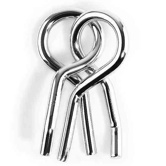 Металеві головоломки Монтессорі RESTEQ — набір з 9 штук у коробці для розвитку логіки, моторики та концентрації уваги у дітей та Київ