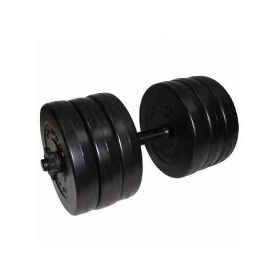 Гантель наборная композитная в пластиковой оболочке Rock pro 15,5 кг NE-PL-G-015 Винница