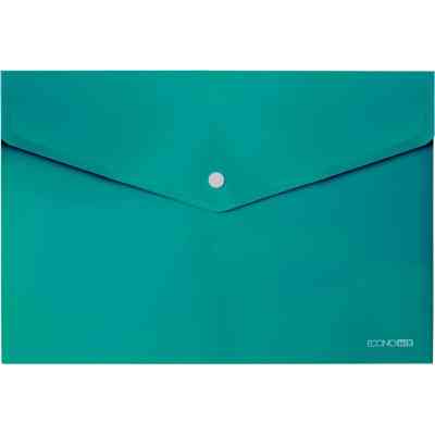 Папка - конверт Economix А4 180 мкм, прозрачная бирюзовая (E31301-21) Винница