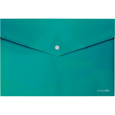Папка - конверт Economix А4 180 мкм, прозрачная бирюзовая (E31301-21) Винница - изображение 1