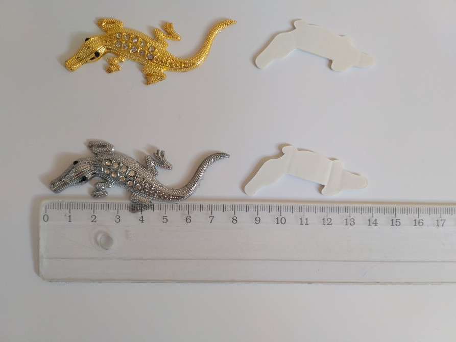 Наклейка металева Крокодил Прикраса кузова Київ - фото 4