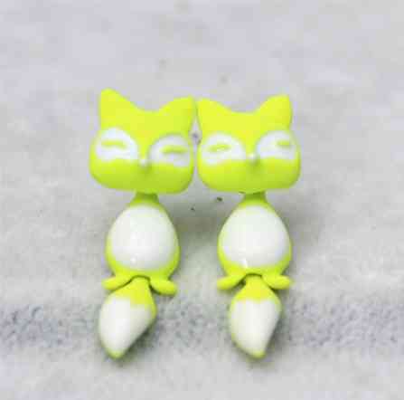 Детские серьги желтые 