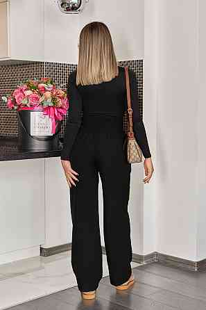 Штани жіночі широкі "Intro" | Норма і батал Чорний, 42-44 Київ