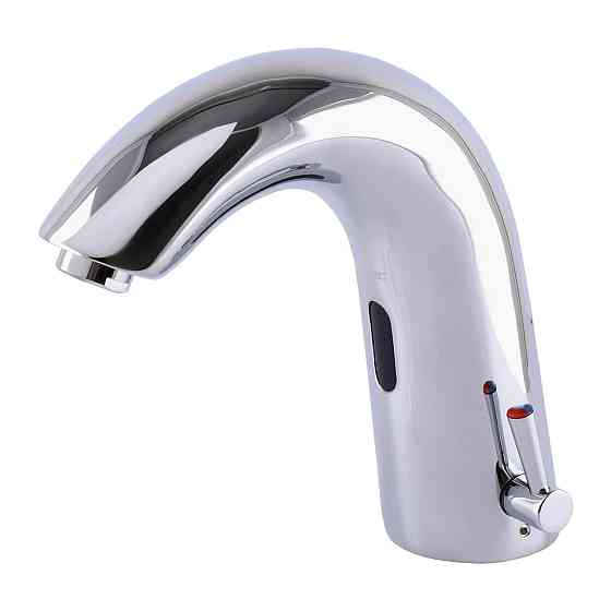 Змішувач сенсорний для умивальника HOTEC 19.112 DC/AC Hot/Cold з трансформатором Київ