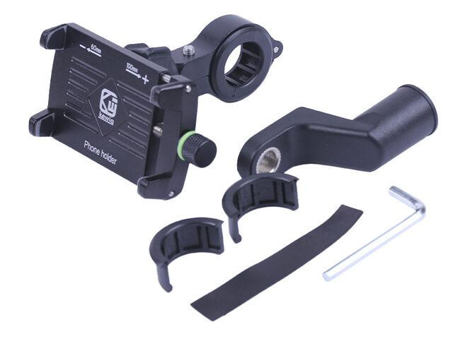 Тримач телефона M7 чорний, з кріпленням на кермо, Kewiq Мукачево - фото 1