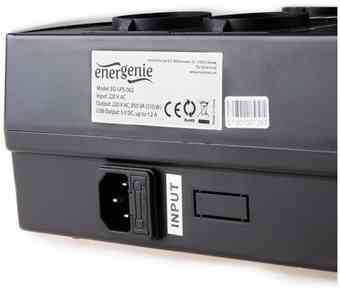ДБЖ EnerGenie EG-UPS-002 850VA, Line Int., AVR, 4xSchuko, USB Чорний Харків