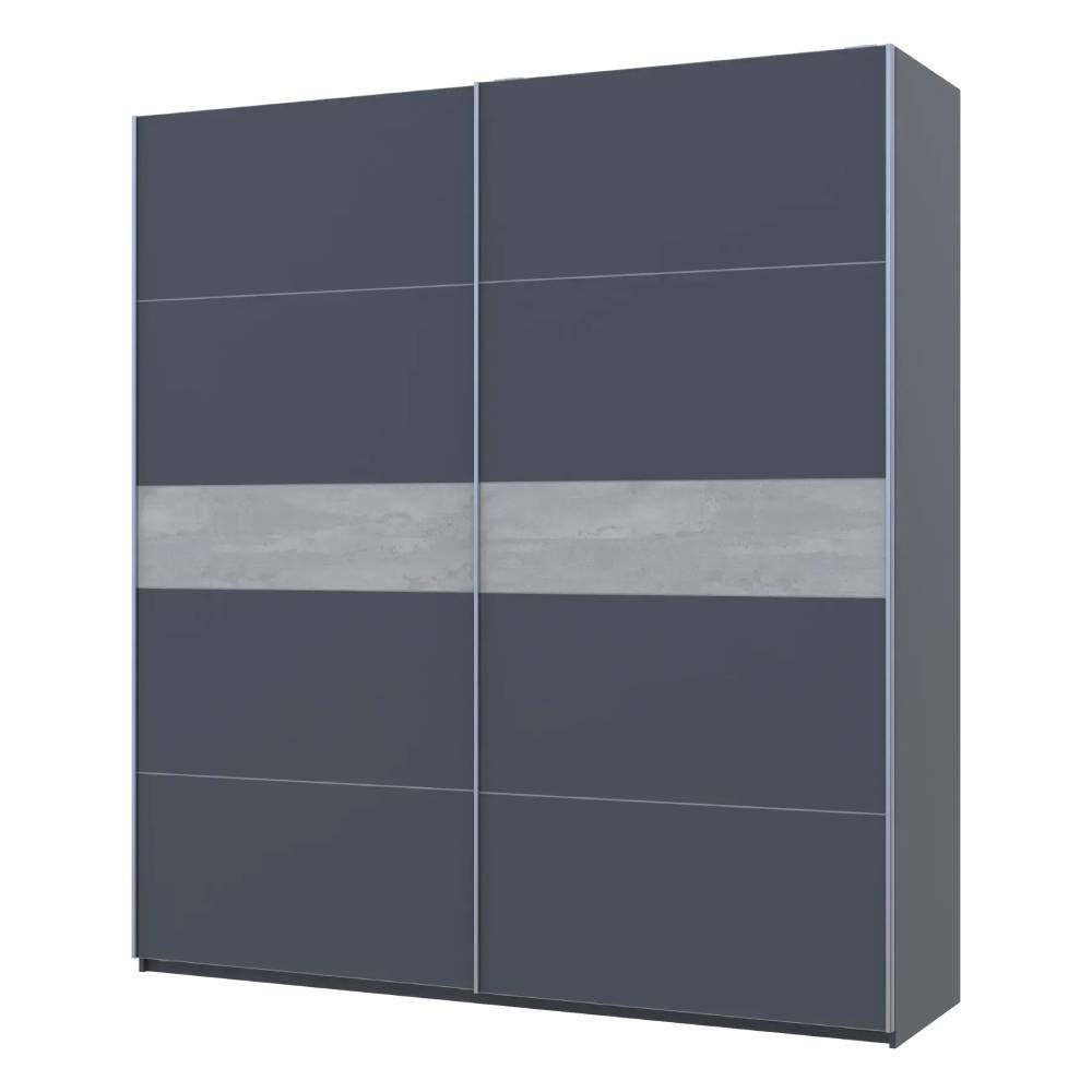 Шкаф купе Doros G-Caiser Антрацит / Антрацит вставка Бетон 2 ДСП / 5 части 220х60х240 (42005419) (DRS-012251) Львов - изображение 3