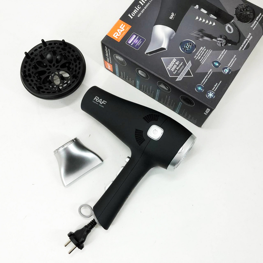 Фен для укладки волос салонный RAF, Хороший электрический фен, Фены для сушки волос TL-39 Львов - изображение 8