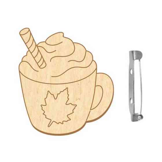 Заготовка броши для раскрашивания 