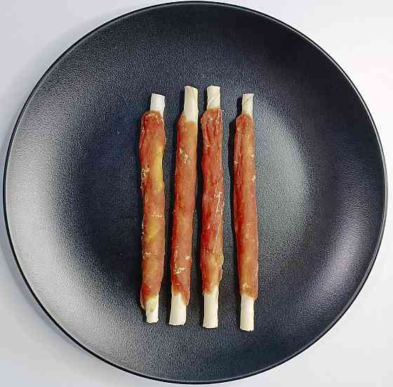 Ласощі AlfPet (АльфПет) AS6 Качка на кальцинованій паличці для собак 500 г Вінниця