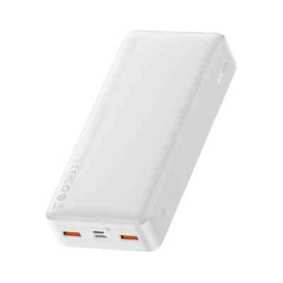 Батарея універсальна Baseus Bipow 20000mAh, Input(microUSB,Type-C), Output(2хUSB,Type-C), White (PPBD20K) Вінниця