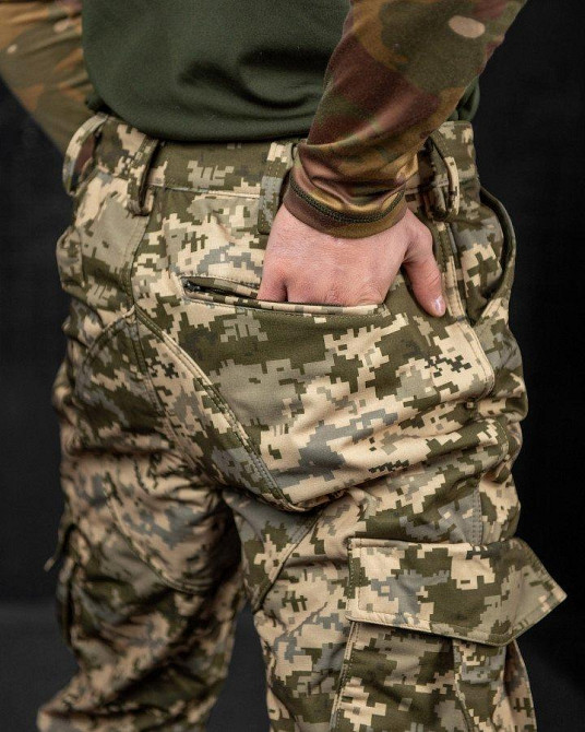 Зимовий тактичний костюм софтшел піксель jumper (підвійний фліс) Одеса - фото 20