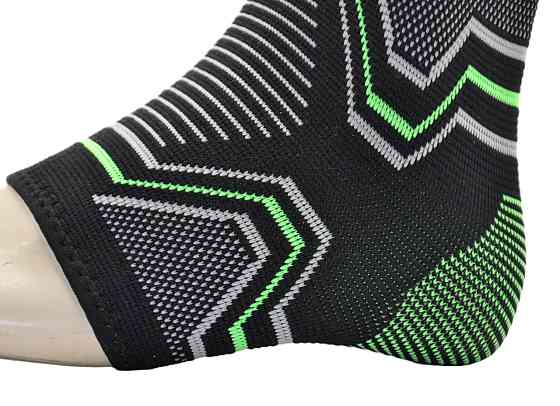 Бандажі на гомілкостоп PowerPlay 4100 Чорні L/XL (пара) Луцк