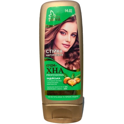 Хна Fito Barva Professional Индийская крем-хна в готовом виде 4.0 - Каштан 140 мл (4820098542253) Винница - изображение 1