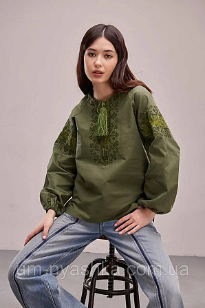 Натуральна вишинка жіноча "Перемога" хакі L-XXL Кривий Ріг - фото 3
