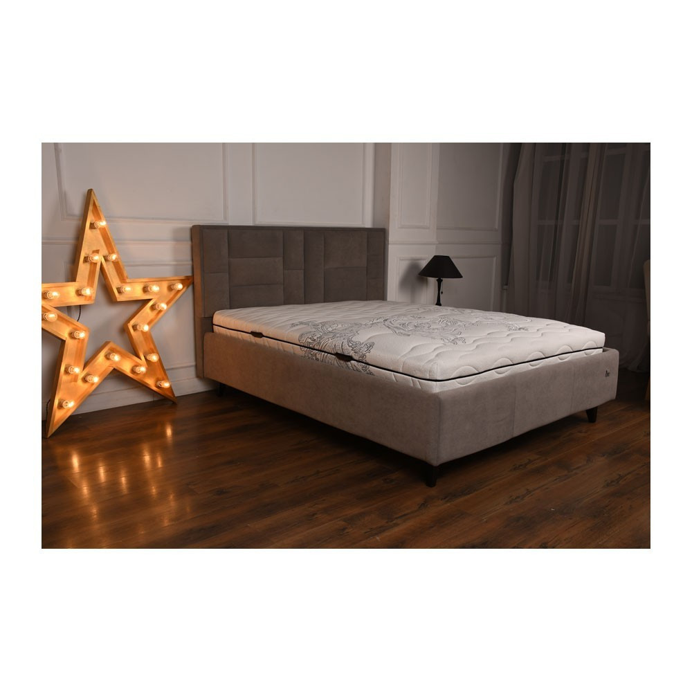 Кровать TaurusDesign Omega Standart на ножках 160x200 светло-серый Киев - изображение 1