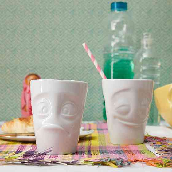 Набор чашек Tassen Оптимизм и Мечтатель (2 чашки по 350 мл) фарфор Белый Киев