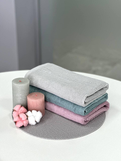 Махровий рушник Ideal Textile Pastel 50х90 см 500 г/м2 м'ятний (56861099) Чернівці - фото 2