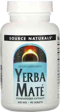 Мате (Падуб парагвайский) Source Naturals Yerba Mate 600 мг 90 таб Киев