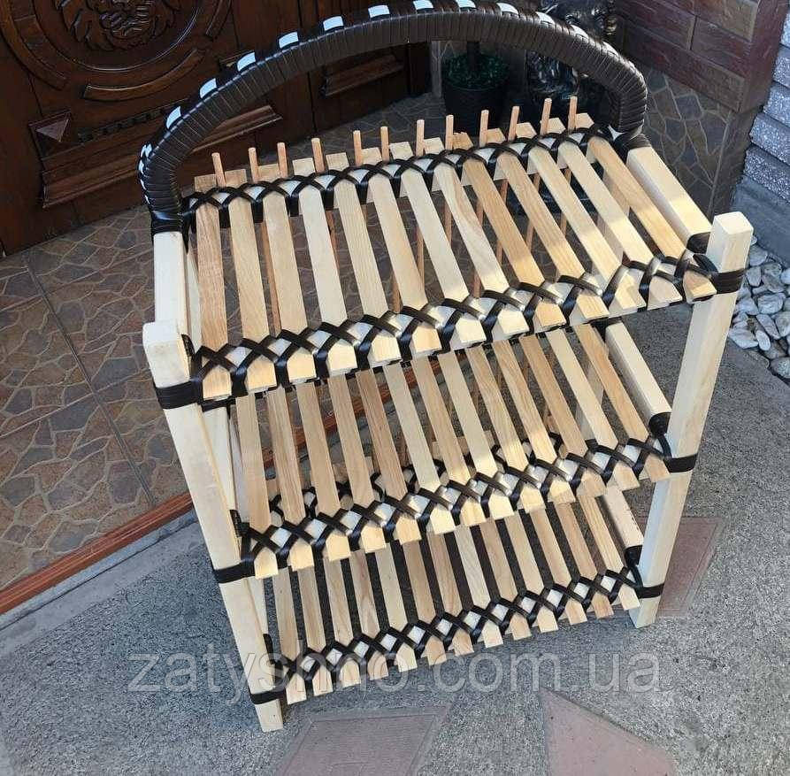 Полка из дерева плетеная на 3 яруса Киев - изображение 9