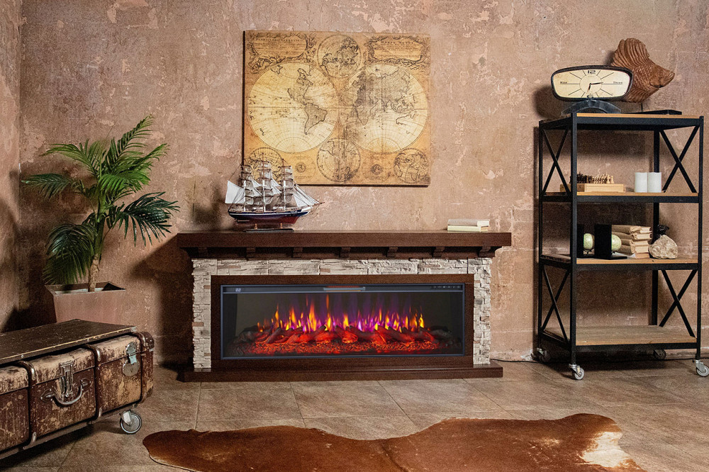 Каминокомплект ArtiFlame LUDWIG AF50 ВЕНГЕ (со звуком) Львов - изображение 2