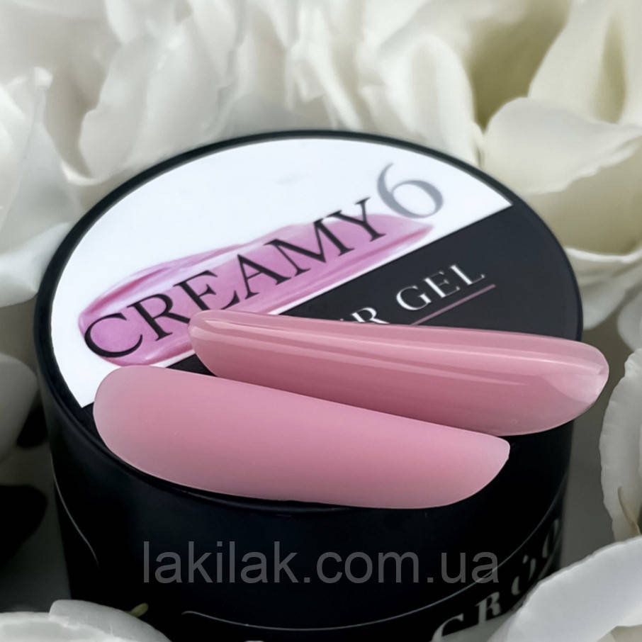 Гель для нарощення нігтів Crooz Creamy gel 06 (рожевий) 30мл Херсон - фото 1