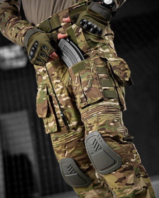 Летние штурмовые штаны с наколенниками мультикам Одесса - изображение 17