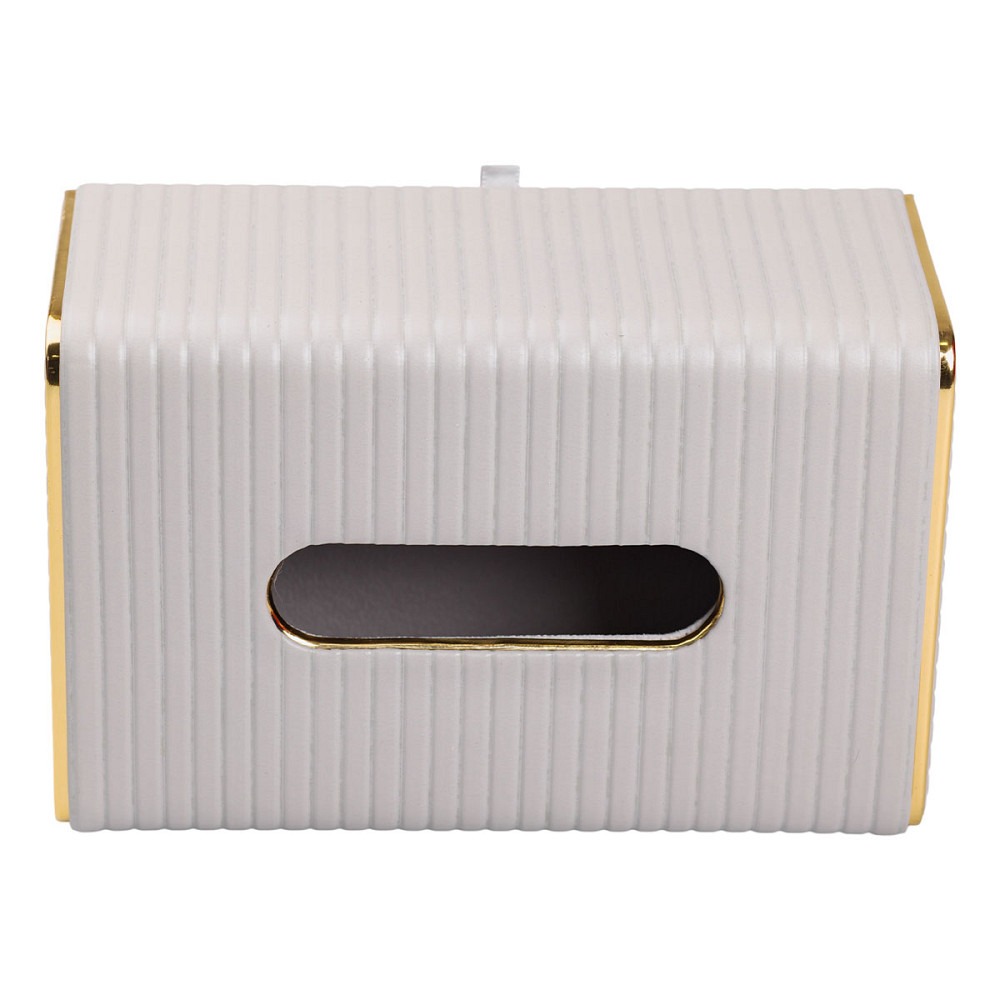 Yiwu Серветниця з еко шкіри 21.5х13х9 см органайзер для серветок на стіл Сірий HP-3-204G Коломия - фото 3