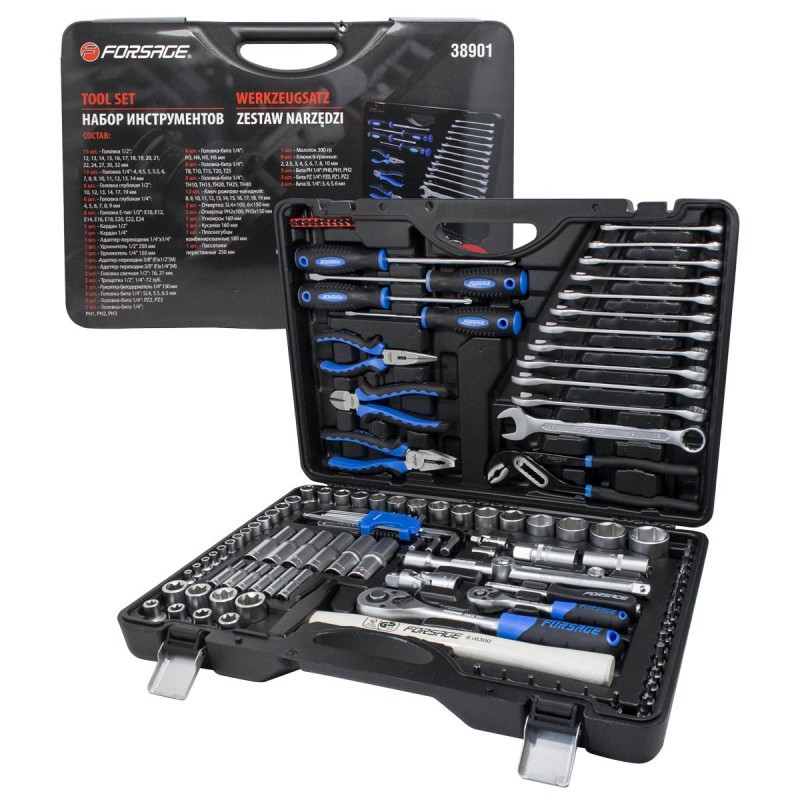 Набір інструментів 122 предмета 1/4