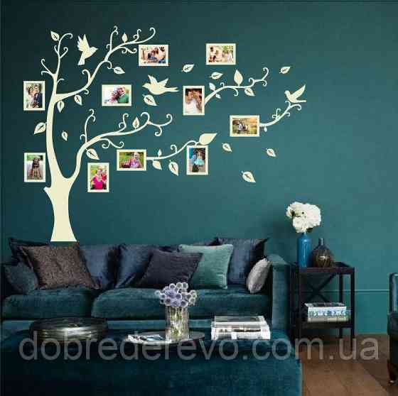 Родовое дерево💖 birds 3 дерево на 10 фото рамок пртицы Вижница