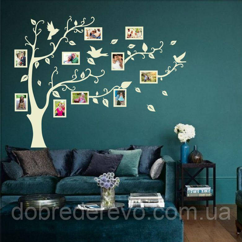 Родовое дерево💖 birds 3 дерево  на 10 фото рамок пртицы Вижница - изображение 4